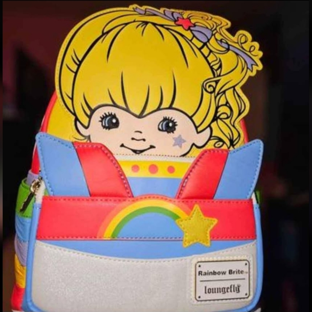 Brand New! Loungefly Rainbow Brite Cosplay Mini Backpack 💜